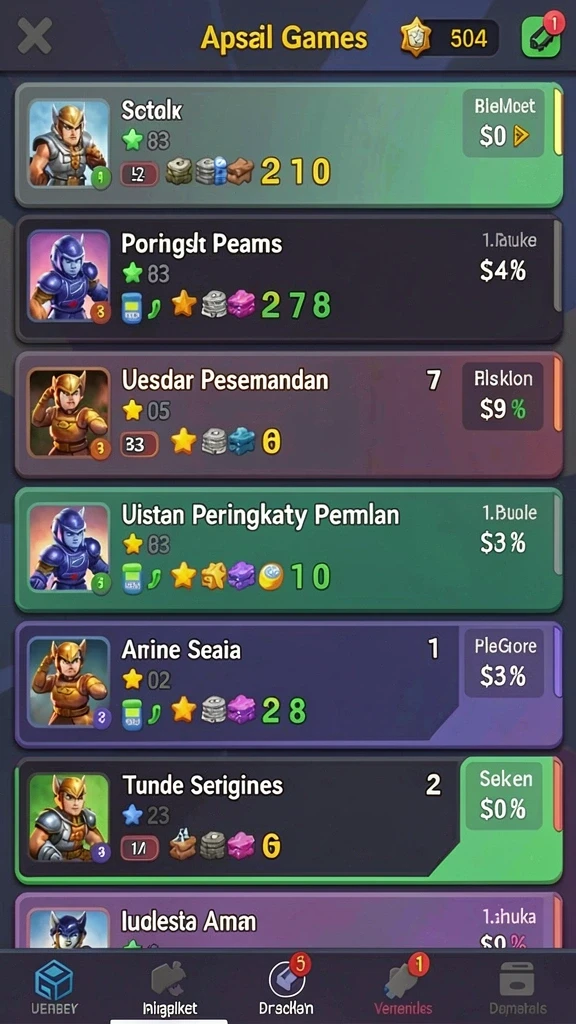 baru01 - Karakter unik dengan kemampuan berbeda.