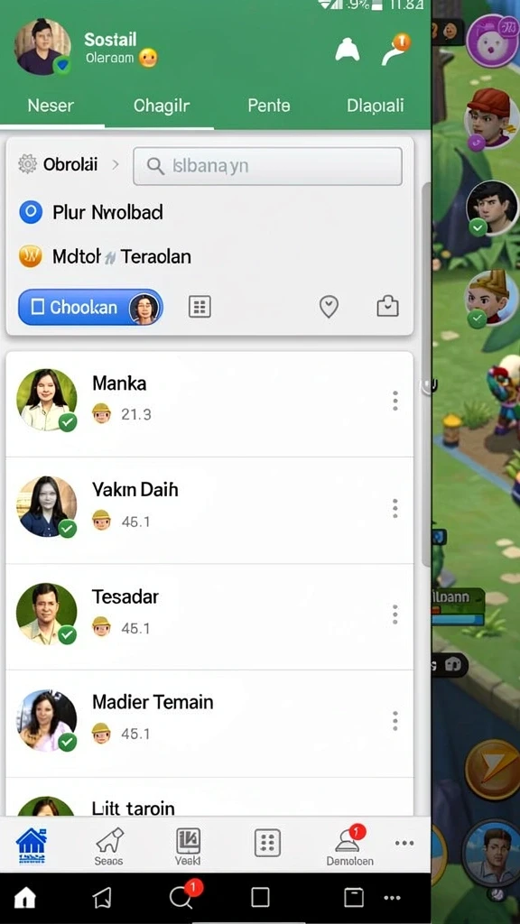 rpvip2 - Screenshot menunjukkan karakter utama dalam aksi petualangan.