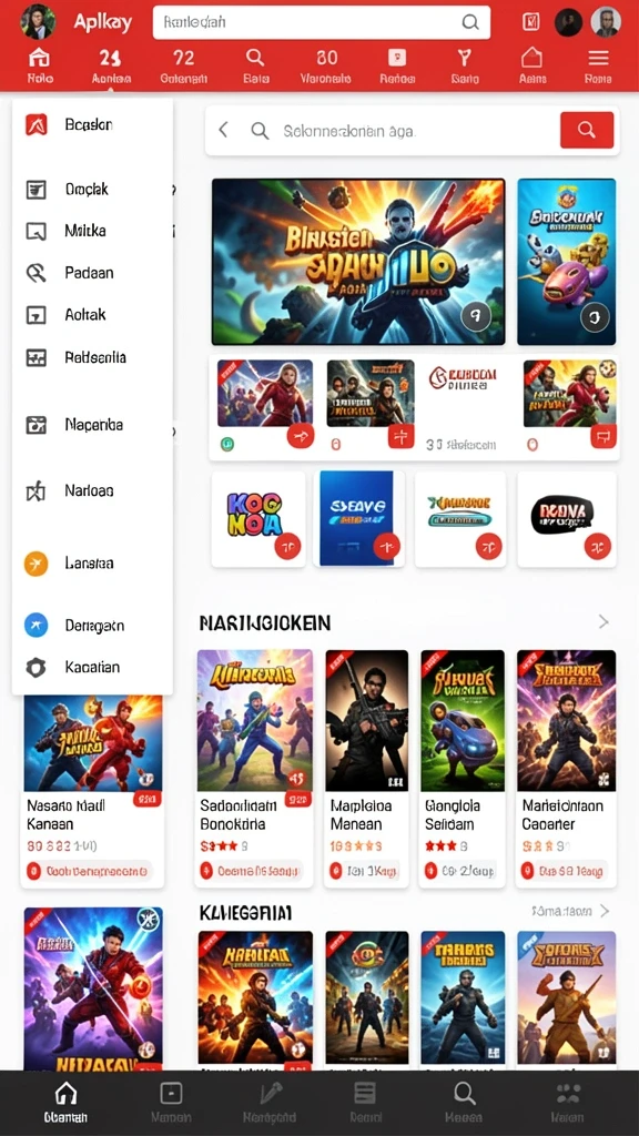 tempur99 - Tangkapan layar pertama menunjukkan pertarungan epik antara karakter.